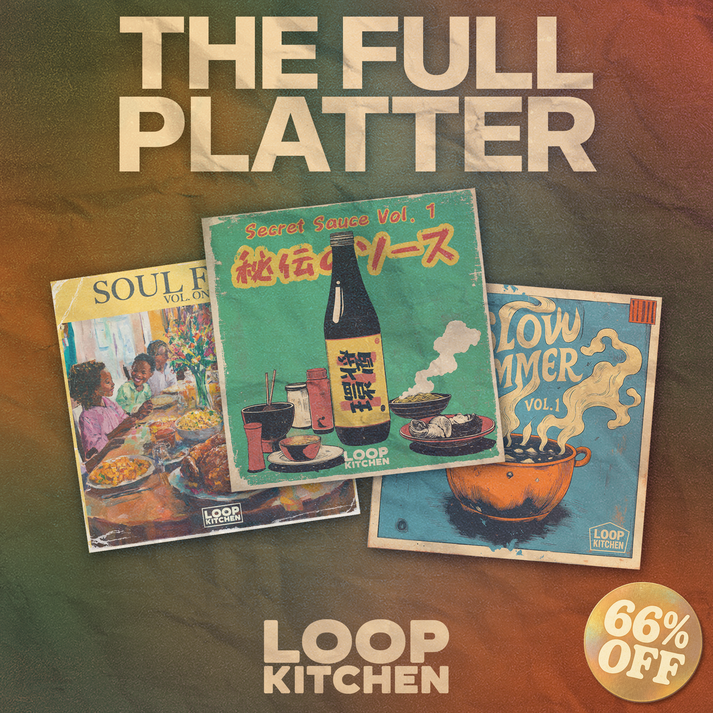 The Full Platter: 3 Sample Packs – 66% Off